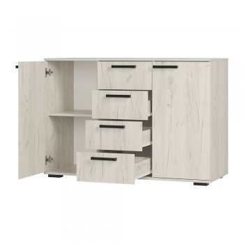 Комод Стандарт №2 NEW крафт белый  (БТС) в Первоуральске - pervouralsk.mebel-e96.ru