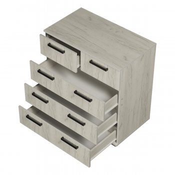 Комод Стандарт №5 NEW крафт белый (БТС) в Первоуральске - pervouralsk.mebel-e96.ru