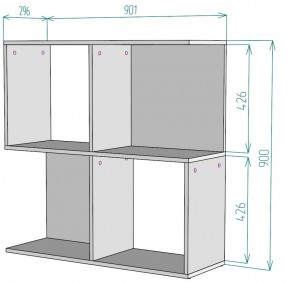 Стеллаж S34 (ДМ) в Первоуральске - pervouralsk.mebel-e96.ru