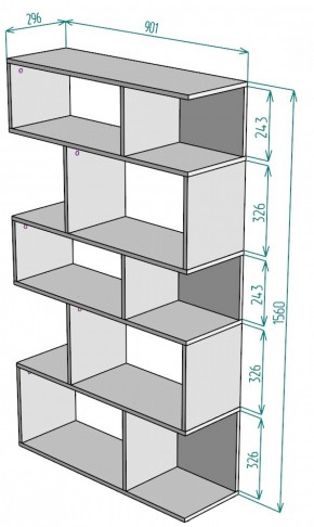 Стеллаж S5 (ДВ) в Первоуральске - pervouralsk.mebel-e96.ru