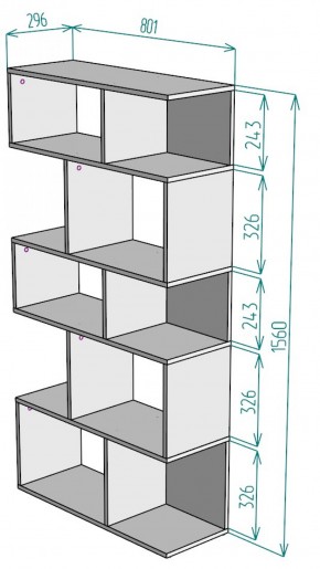 Стеллаж S6 (ДМ) в Первоуральске - pervouralsk.mebel-e96.ru