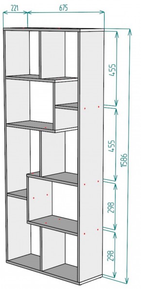 Стеллаж S8 (ДМ) в Первоуральске - pervouralsk.mebel-e96.ru