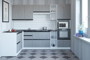 Кухонный гарнитур Сюита мега прайм 1500*2700 мм (Герда) в Первоуральске - pervouralsk.mebel-e96.ru