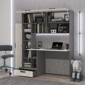 Стол компьютерный Техно графит/крафт  (БТС) в Первоуральске - pervouralsk.mebel-e96.ru