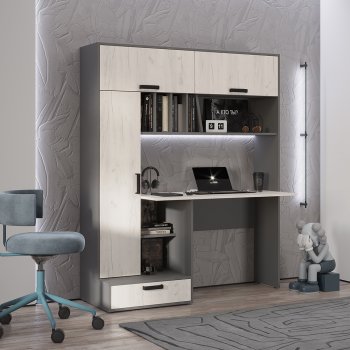 Стол компьютерный Техно графит/крафт  (БТС) в Первоуральске - pervouralsk.mebel-e96.ru