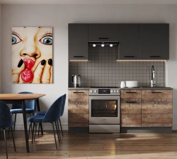 Кухонный гарнитур Трансильвания 2000 мм в Первоуральске - pervouralsk.mebel-e96.ru