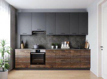 Кухонный гарнитур высокий Трансильвания 3000 мм (Санвут) в Первоуральске - pervouralsk.mebel-e96.ru