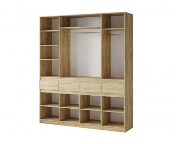 Шкаф 2000 мм Турин ЛДСП крафт серый/кашемир (ВВР) в Первоуральске - pervouralsk.mebel-e96.ru