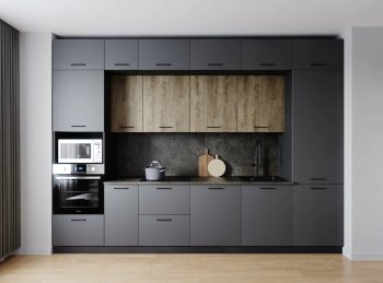 Кухонный гарнитур Умбра 3400 мм МДФ (Санвут) в Первоуральске - pervouralsk.mebel-e96.ru