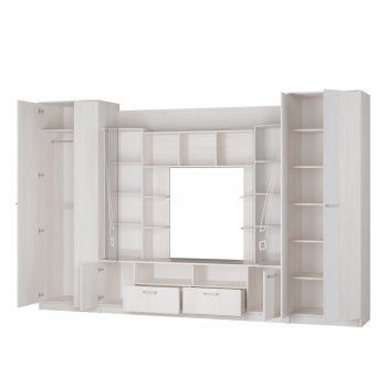 Стенка Венеция ясень белый (БТС) в Первоуральске - pervouralsk.mebel-e96.ru