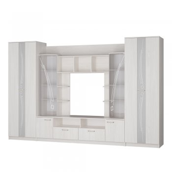 Стенка Венеция ясень белый (БТС) в Первоуральске - pervouralsk.mebel-e96.ru