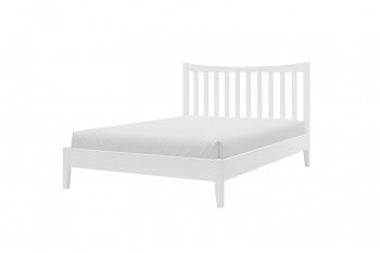 Кровать из массива Виола белый античный (БМ) в Первоуральске - pervouralsk.mebel-e96.ru