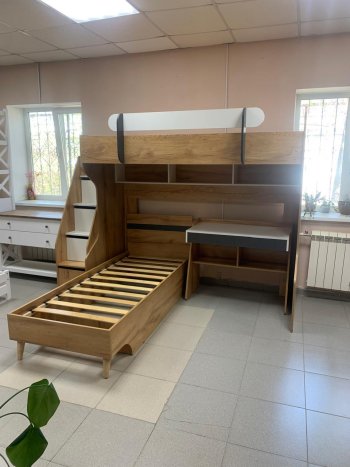 Кровать-чердак Омега-3 комп.2 в Первоуральске - pervouralsk.mebel-e96.ru