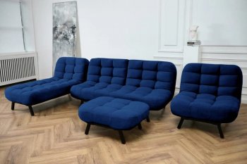 Диван Абри Синий в Первоуральске - pervouralsk.mebel-e96.ru